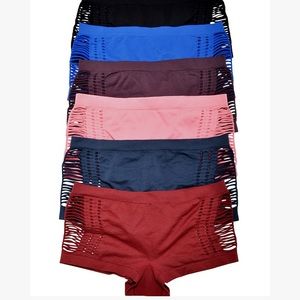 NWT Angelina Seamless Boyshort Side Cut Panties